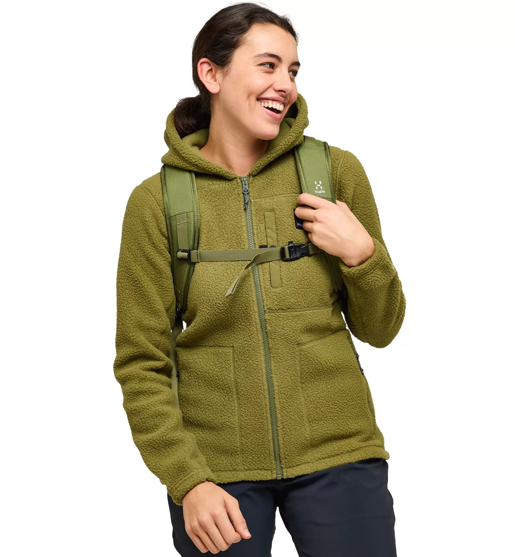 Fashion Malung Pile Hood Women Women Jackets | Fleece · Midlayers