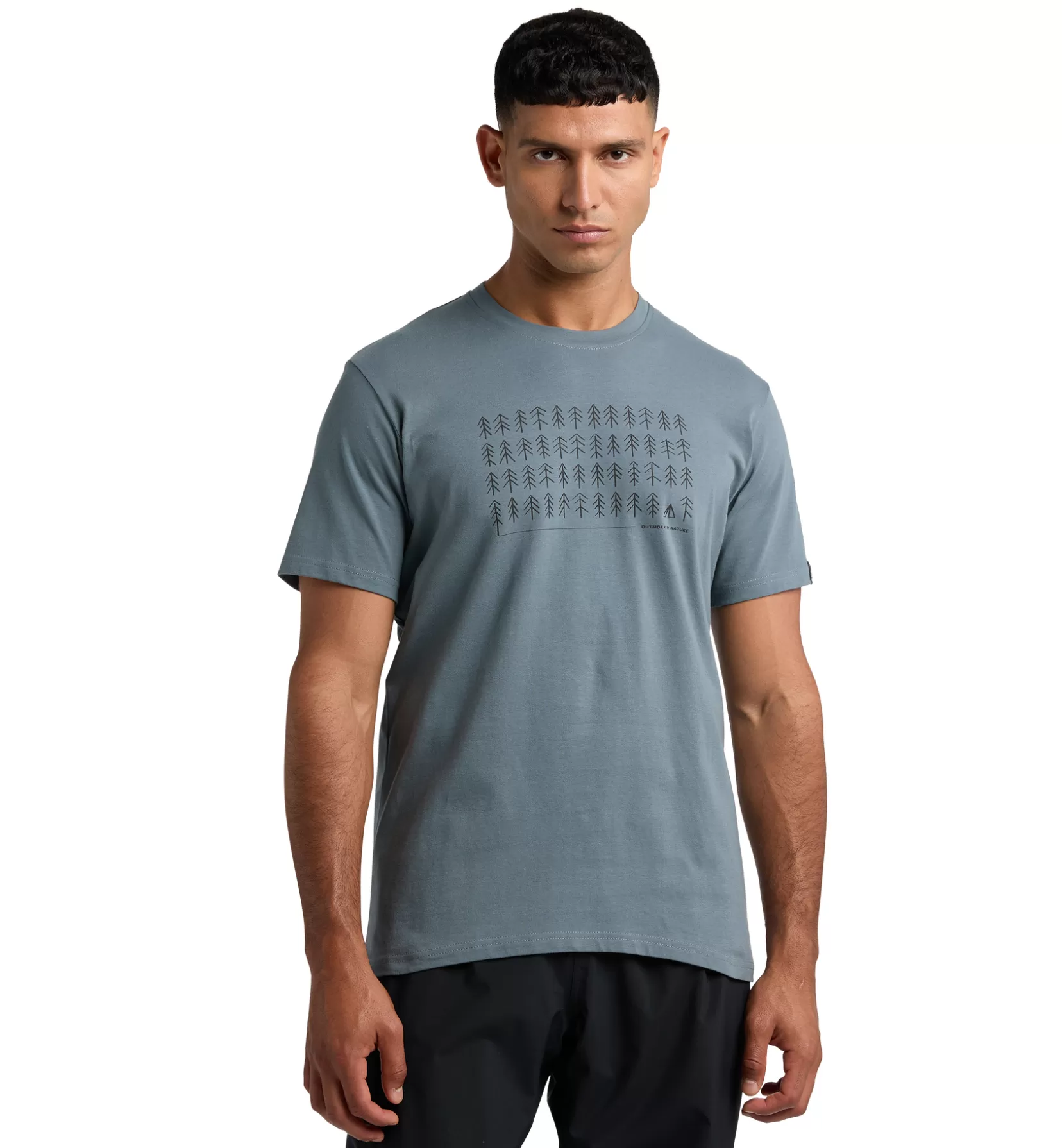 Store Outsider By Nature Print Tee Men Shirts · T-Shirts | Hiking